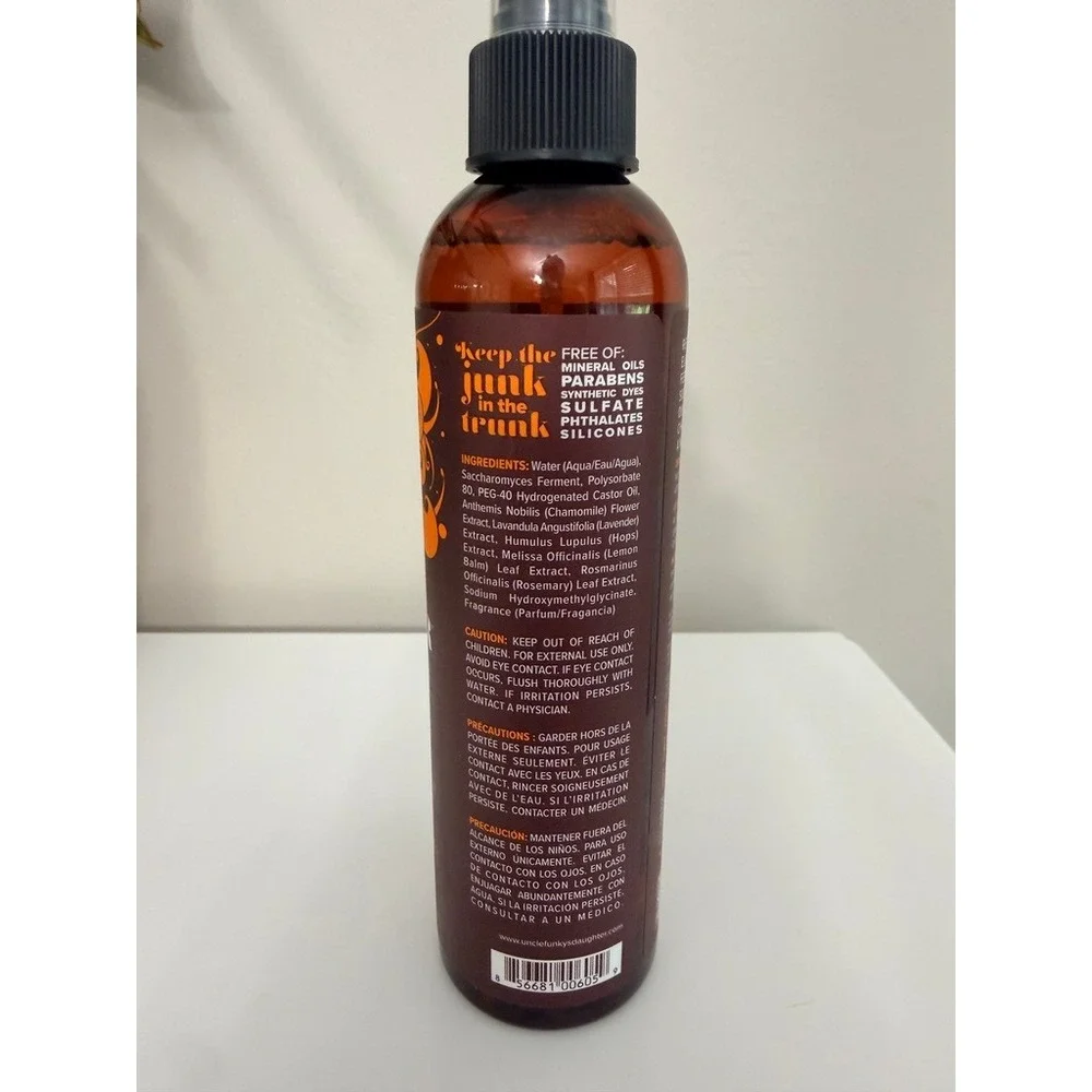 Uncle Funky's Daughter Defunk Scalp Tonic Unisex 8oz Brown Lavender NWT